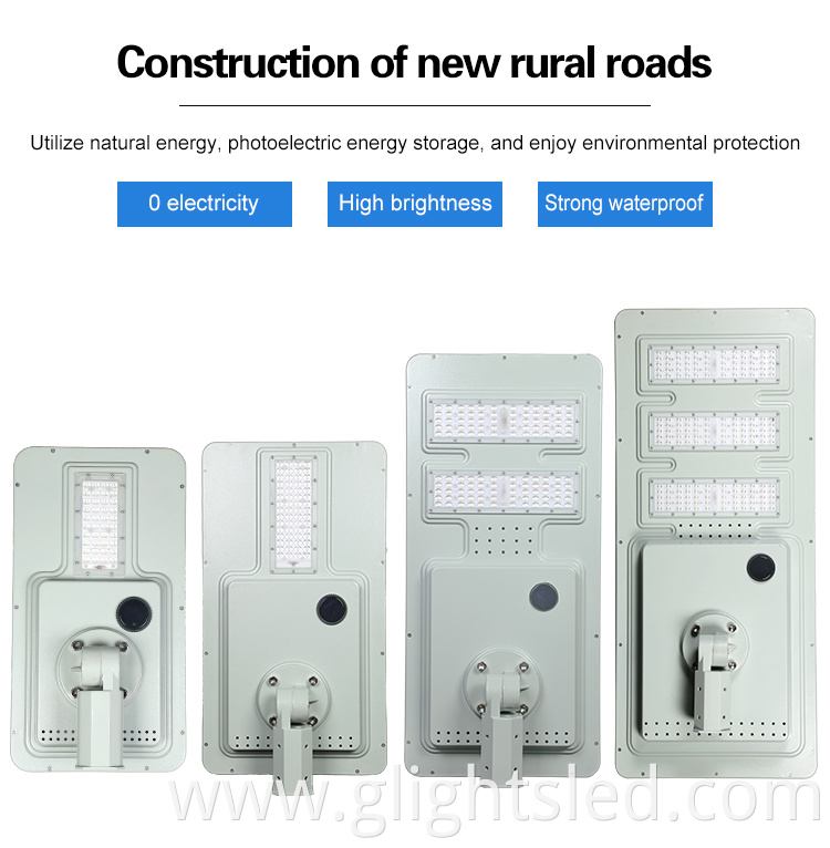 New design Waterproof outdoor ip65 40w 60w 120w 180w smd all in one led street light